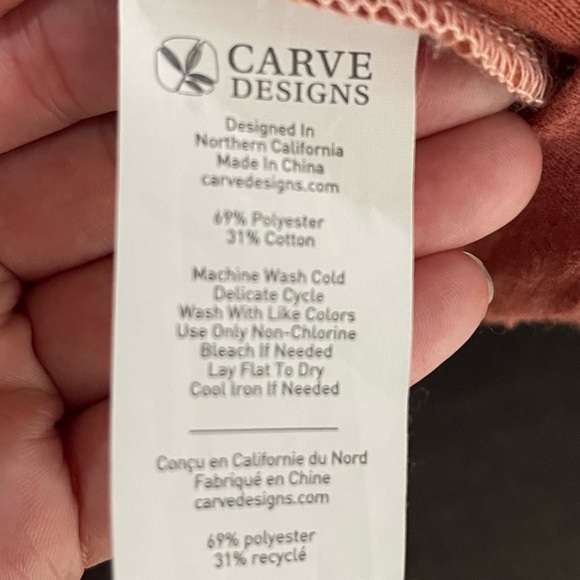 Carve Designs ROWAYTON COLORBLOCK COWL Neck Pullover Sweater, Size Large - Picture 6 of 9